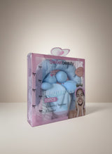 Set Beauty 12 Piese Bleu - Bentita, Bureti si Pufuri