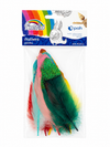 Pene decorative colorate cu sclipici