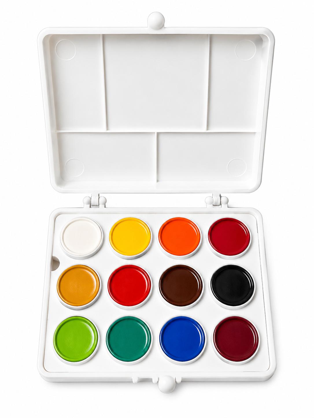 Acuarele Colibri – Set 12 culori