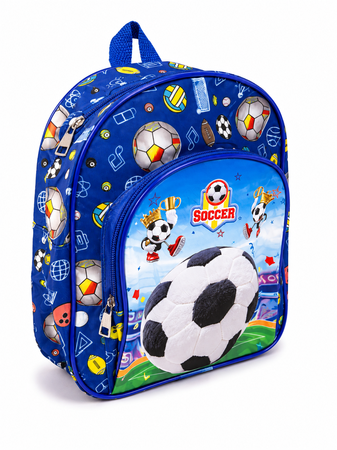 Ghiozdan copii Soccer – Fotbal, Albastru