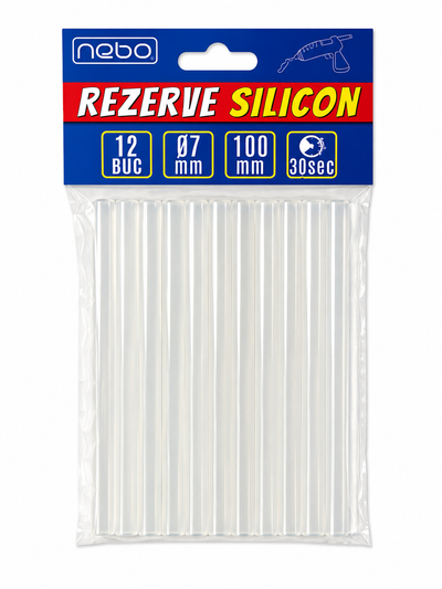 Rezerve de silicon Nebo, 0,7 x 10 cm