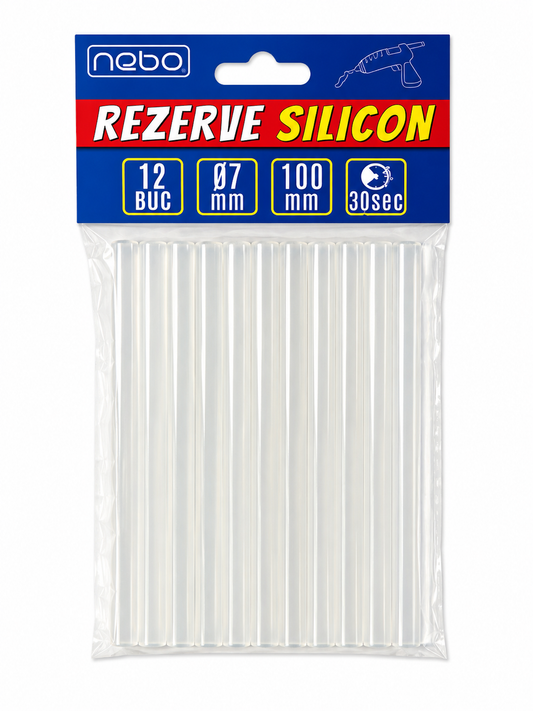 Rezerve de silicon Nebo, 0,7 x 10 cm