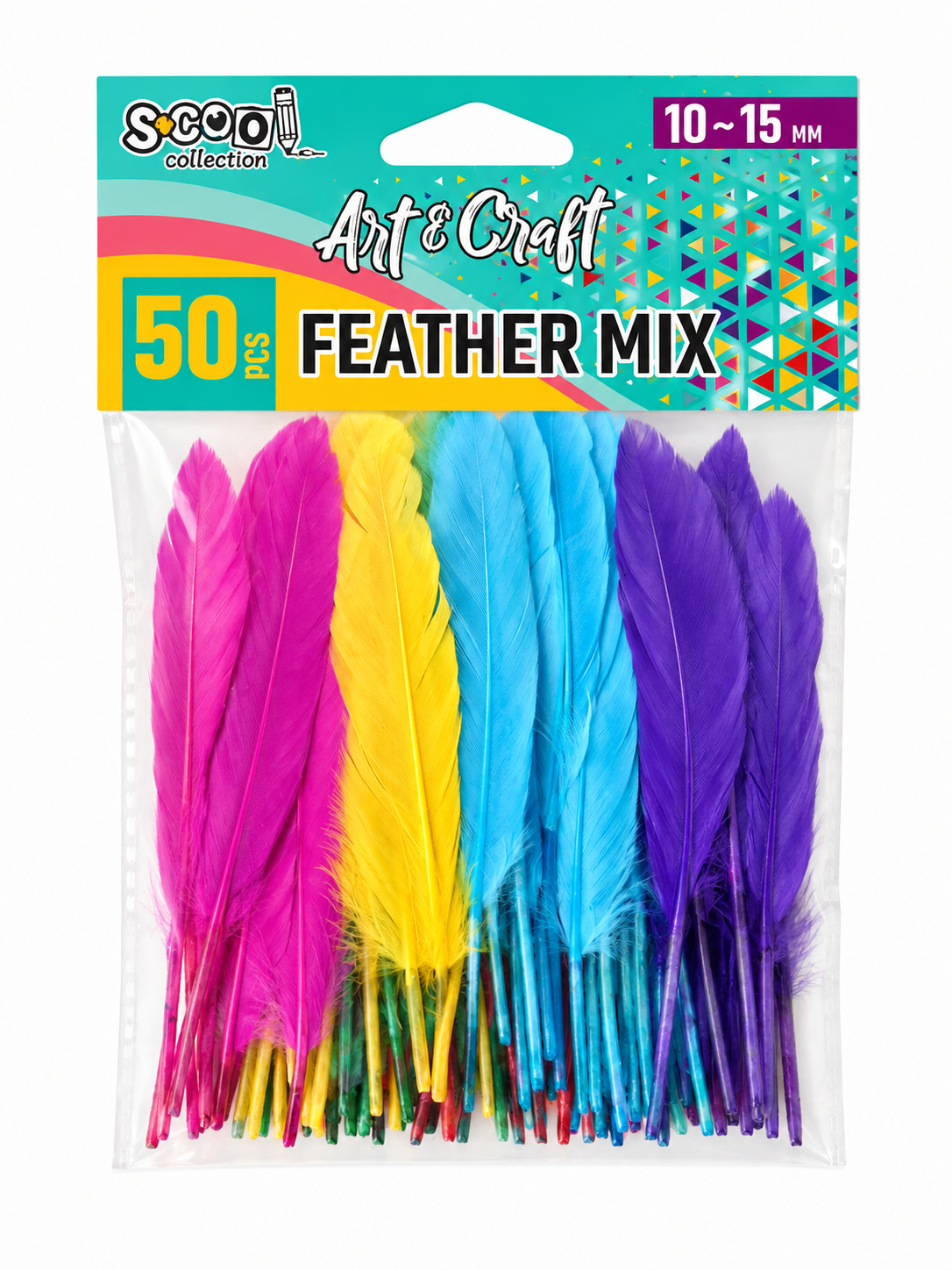 Set pene colorate pentru activitati creative – 50 bucati