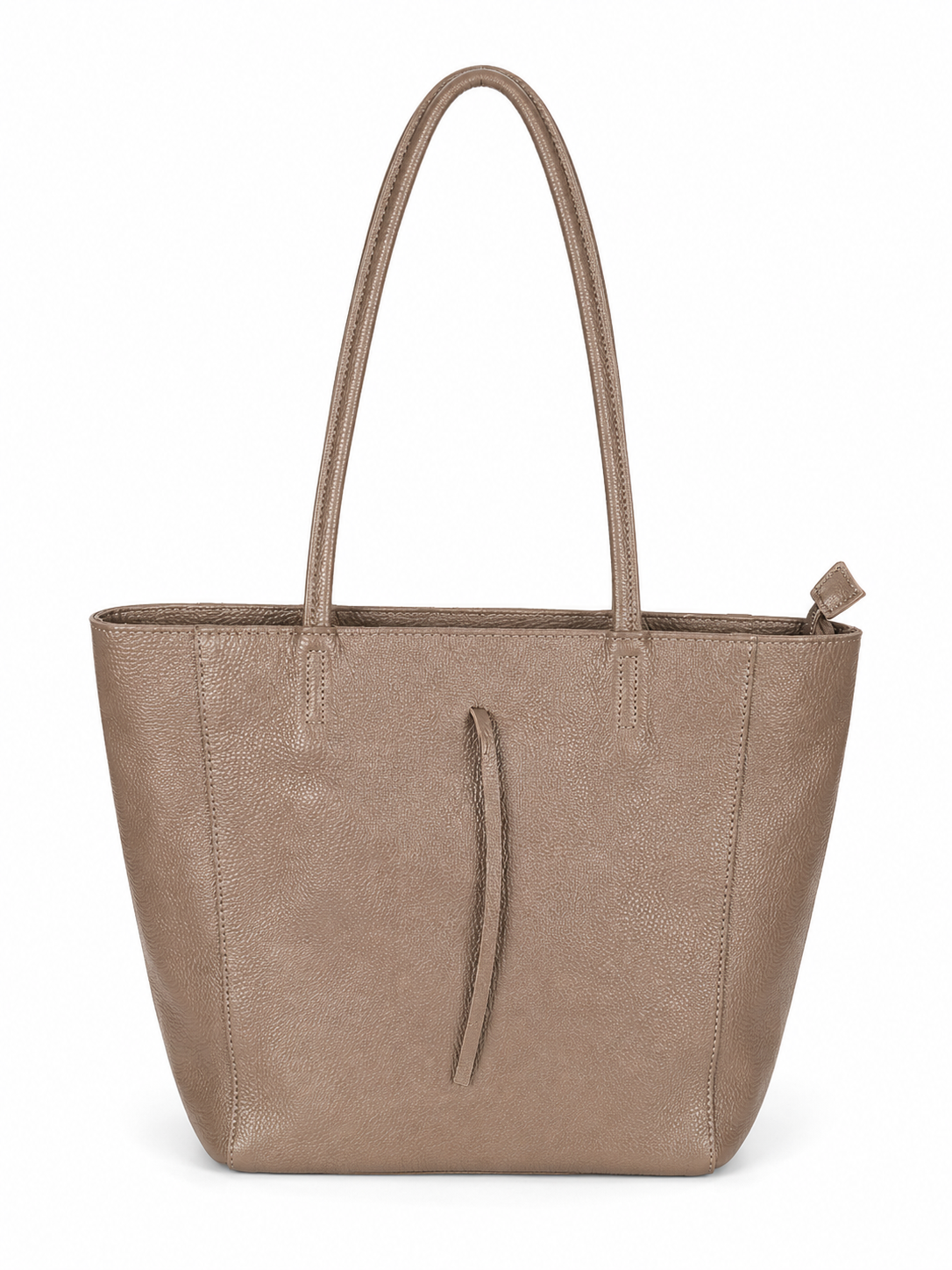 Geanta dama din piele cu portfard inclus – Bej Taupe