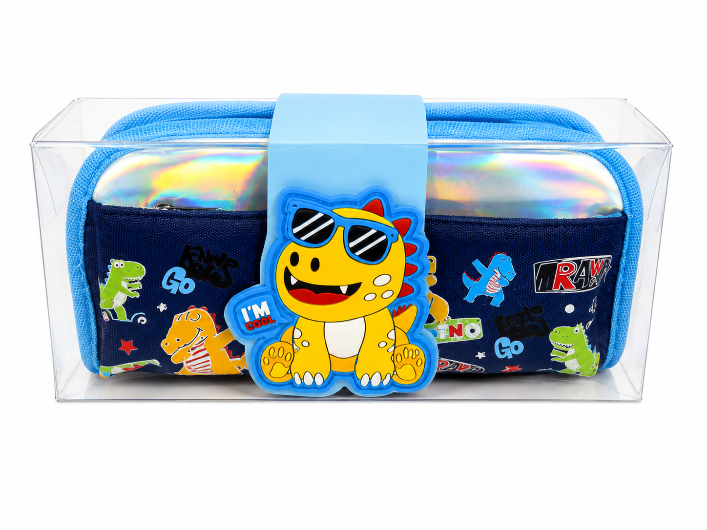 Penar mare pentru școală - Dino Cool, compartimente