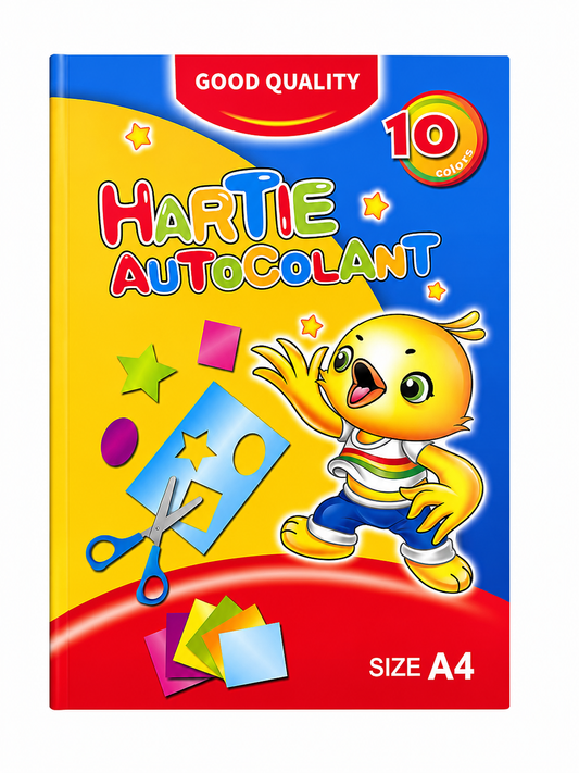 Hârtie autocolantă pentru îmbrăcat caiete și cărți