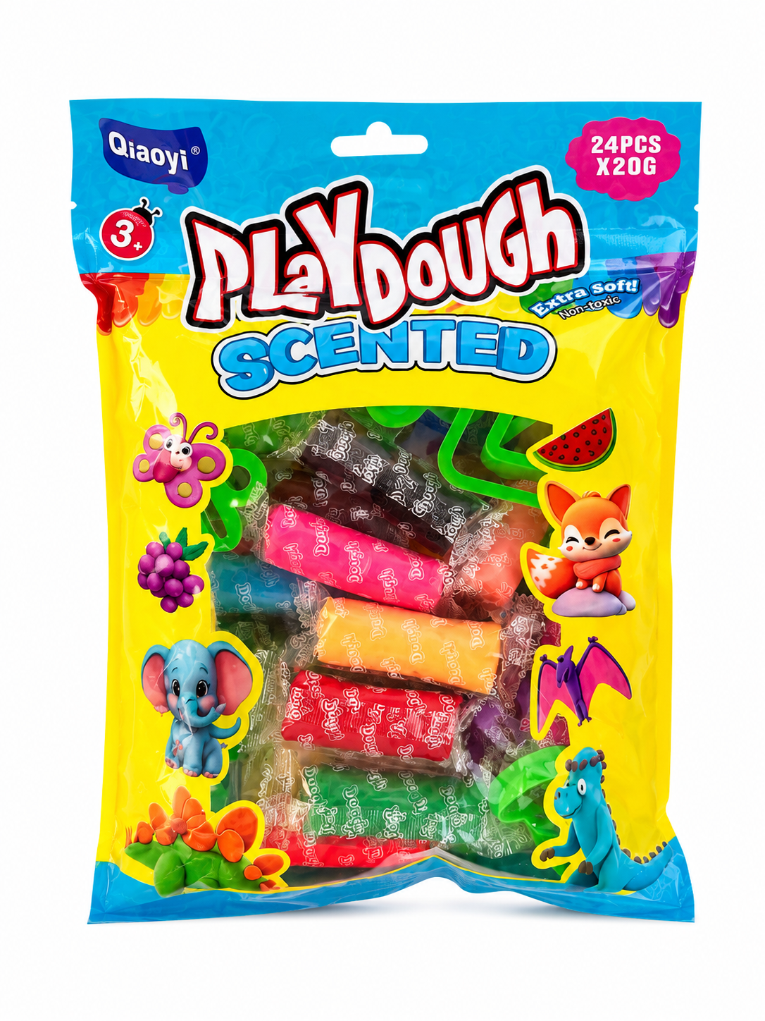Plastelina parfumata Play Dough Scented – 24 bucati x 20 g
