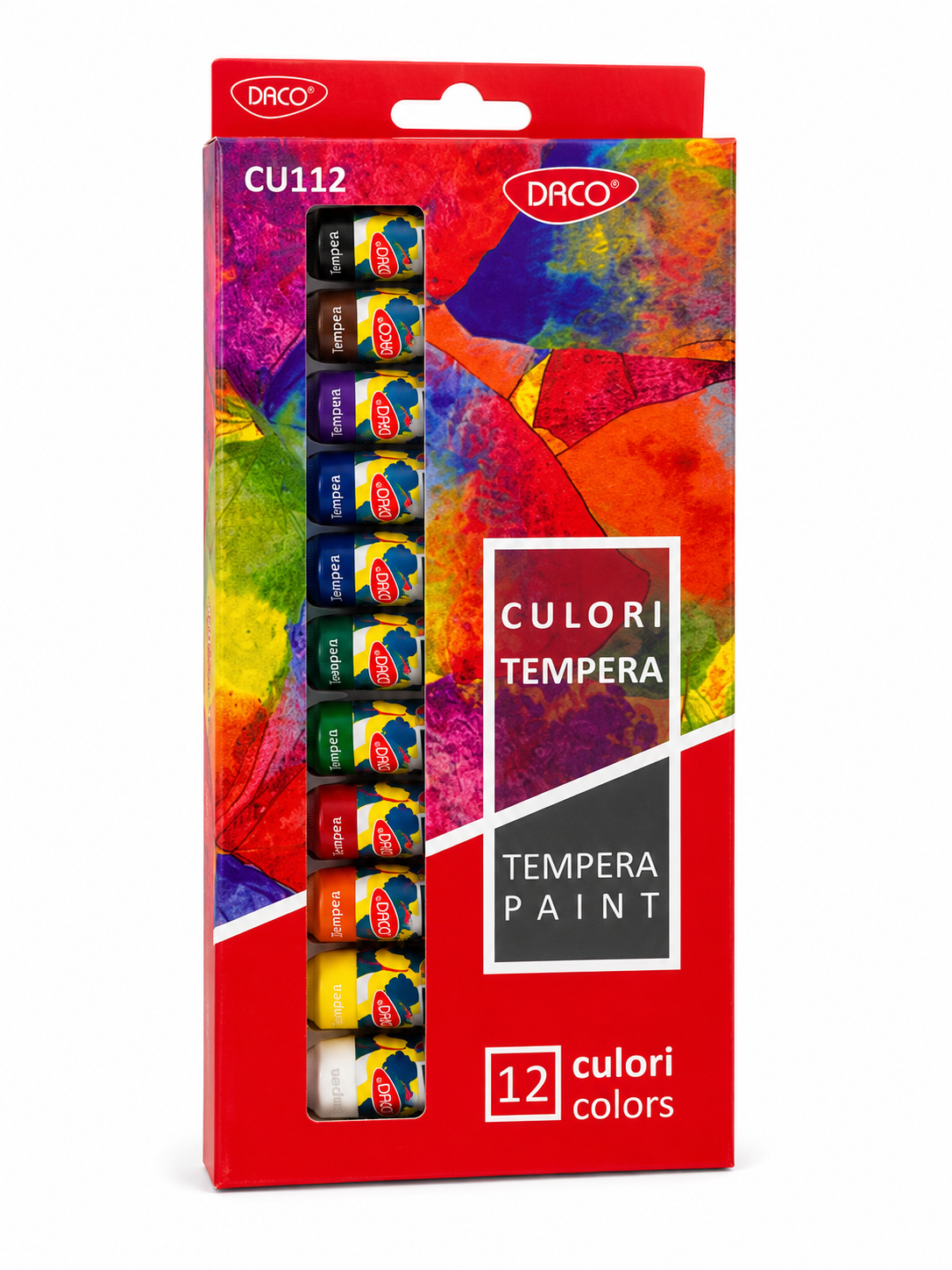 Tempera Daco, 12 culori