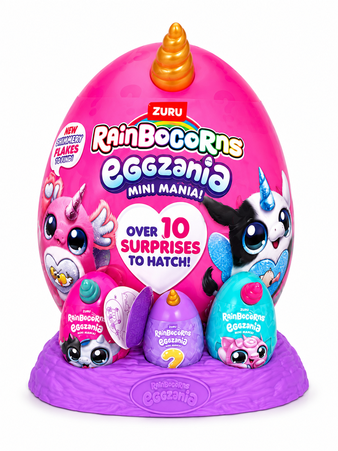 Rainbocorns Eggzania Mini Mania – ZURU, peste 10 surprize