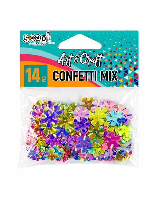 Confetti decorativ, modele diferite