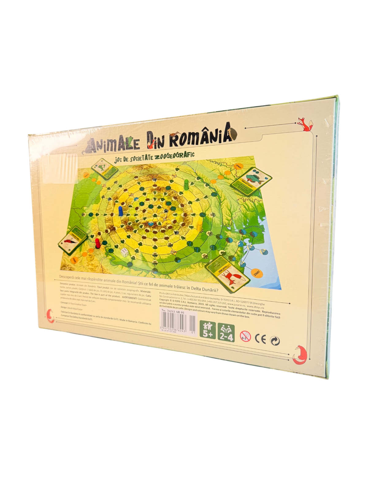 Joc educativ Animale din România