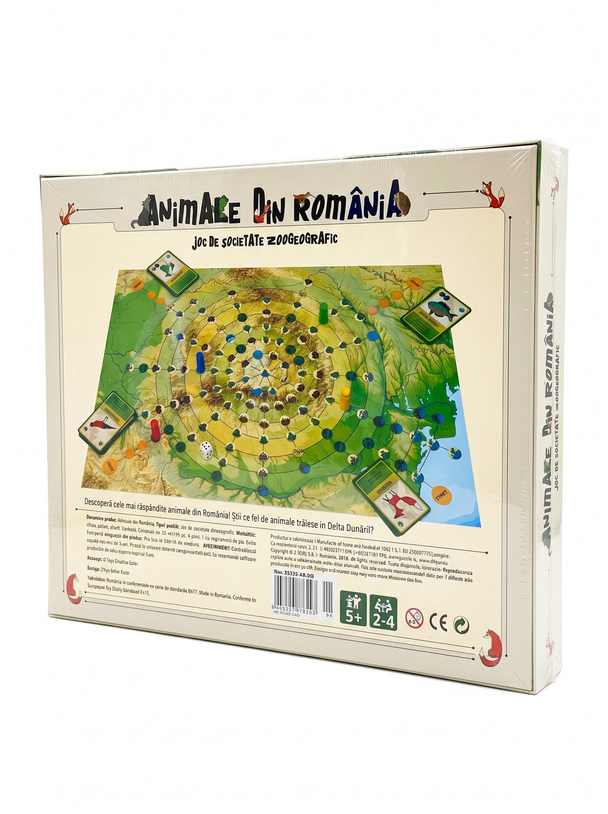 Joc educativ Animale din România