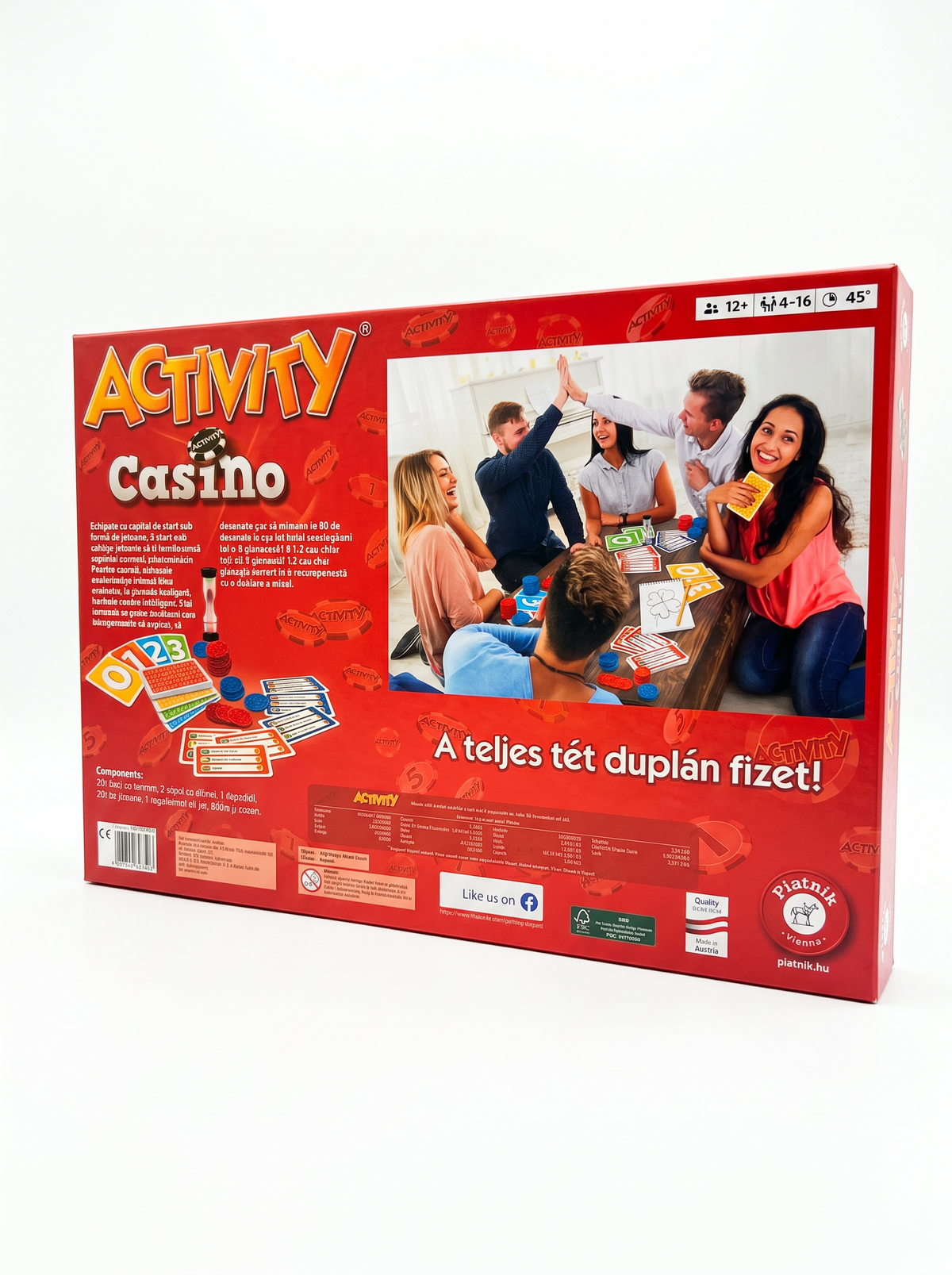 Joc de societate Activity Casino, Piatnik