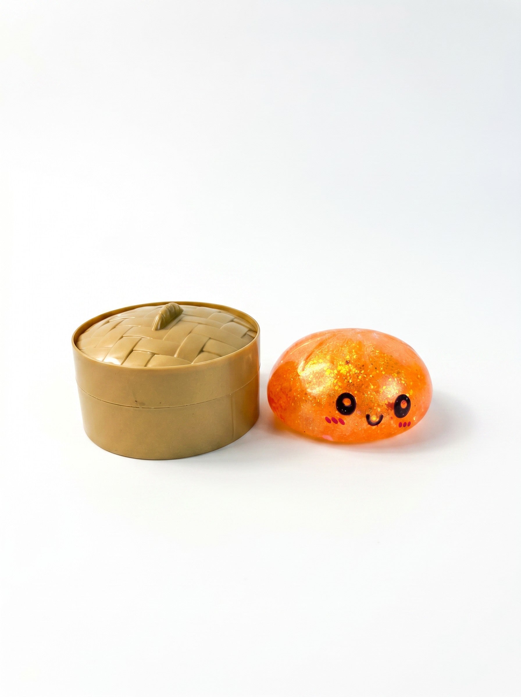 Squishy Dumpling Mystery cu Gel și Sclipici, Jucărie Antistres