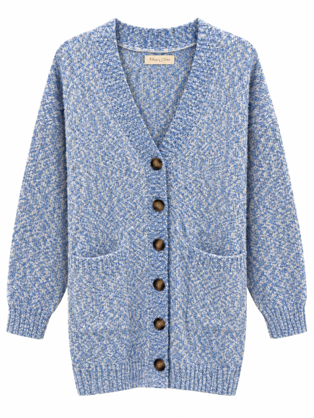 Cardigan damă tricotat cu nasturi – modele diverse