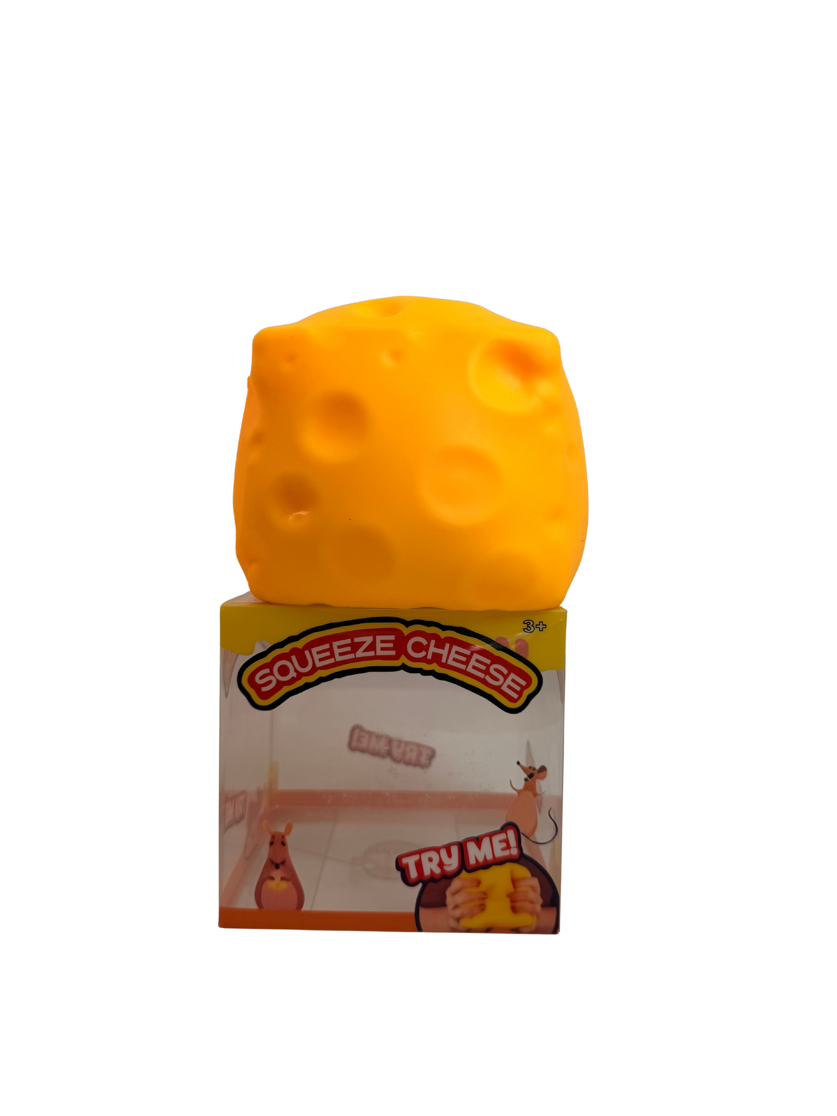 Squishy Cașcaval Mare Antistres, Jucărie Moale Jumbo