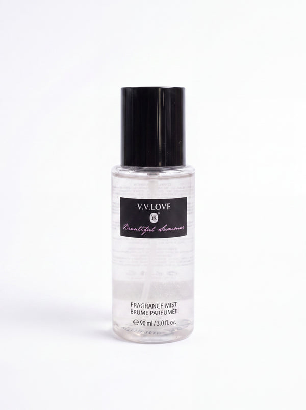 Beautiful Summer, spray parfumat de corp cu sclipici V.V.LOVE 90 ml