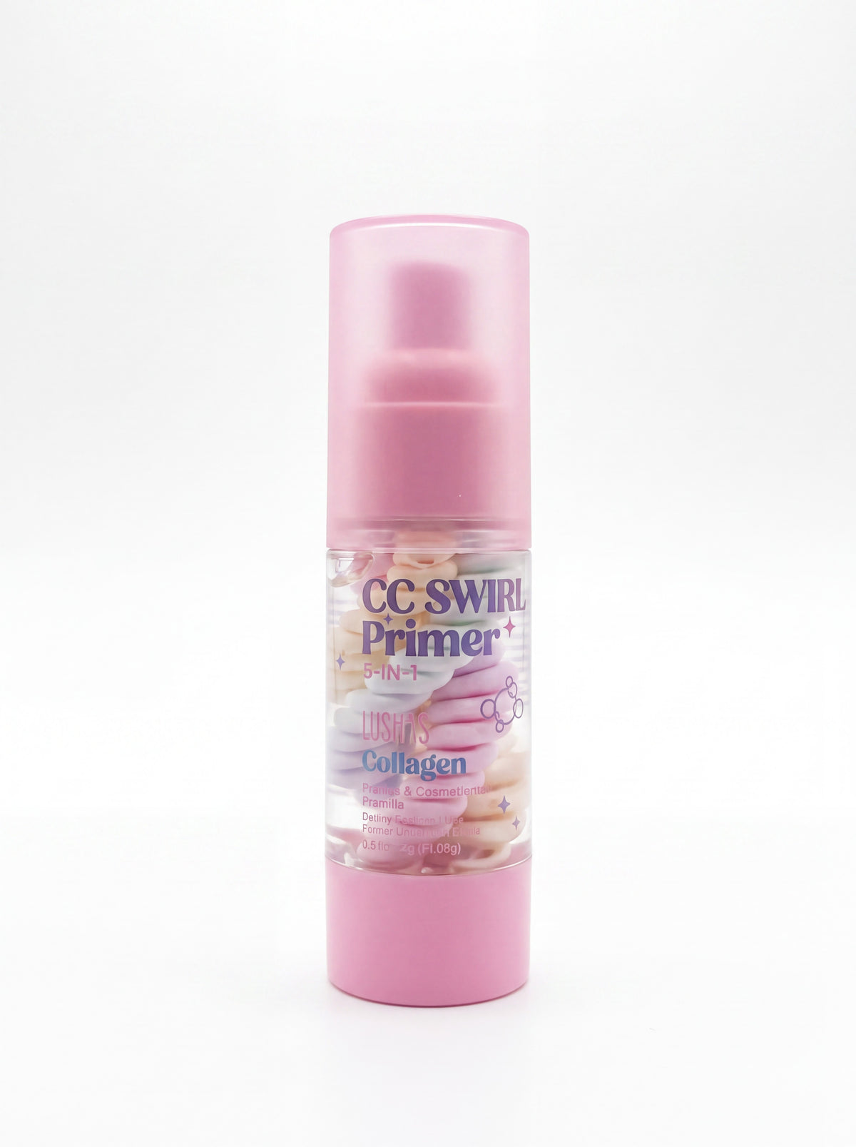 CC Swirl Primer 3 in 1, primer corector cu colagen, 30 g USHAS