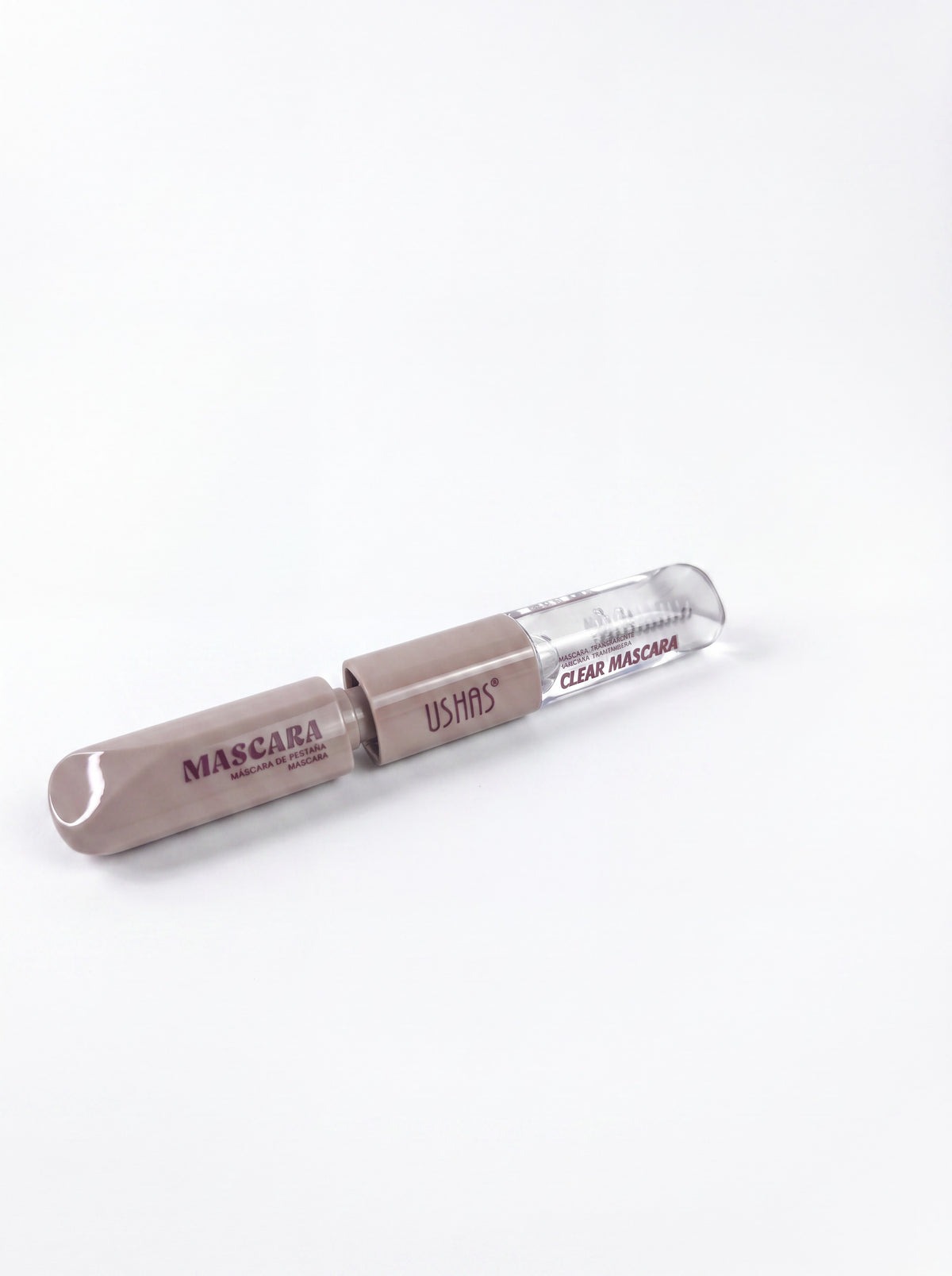 Clear Mascara, mascara 2 in 1 (negru + transparent) USHAS