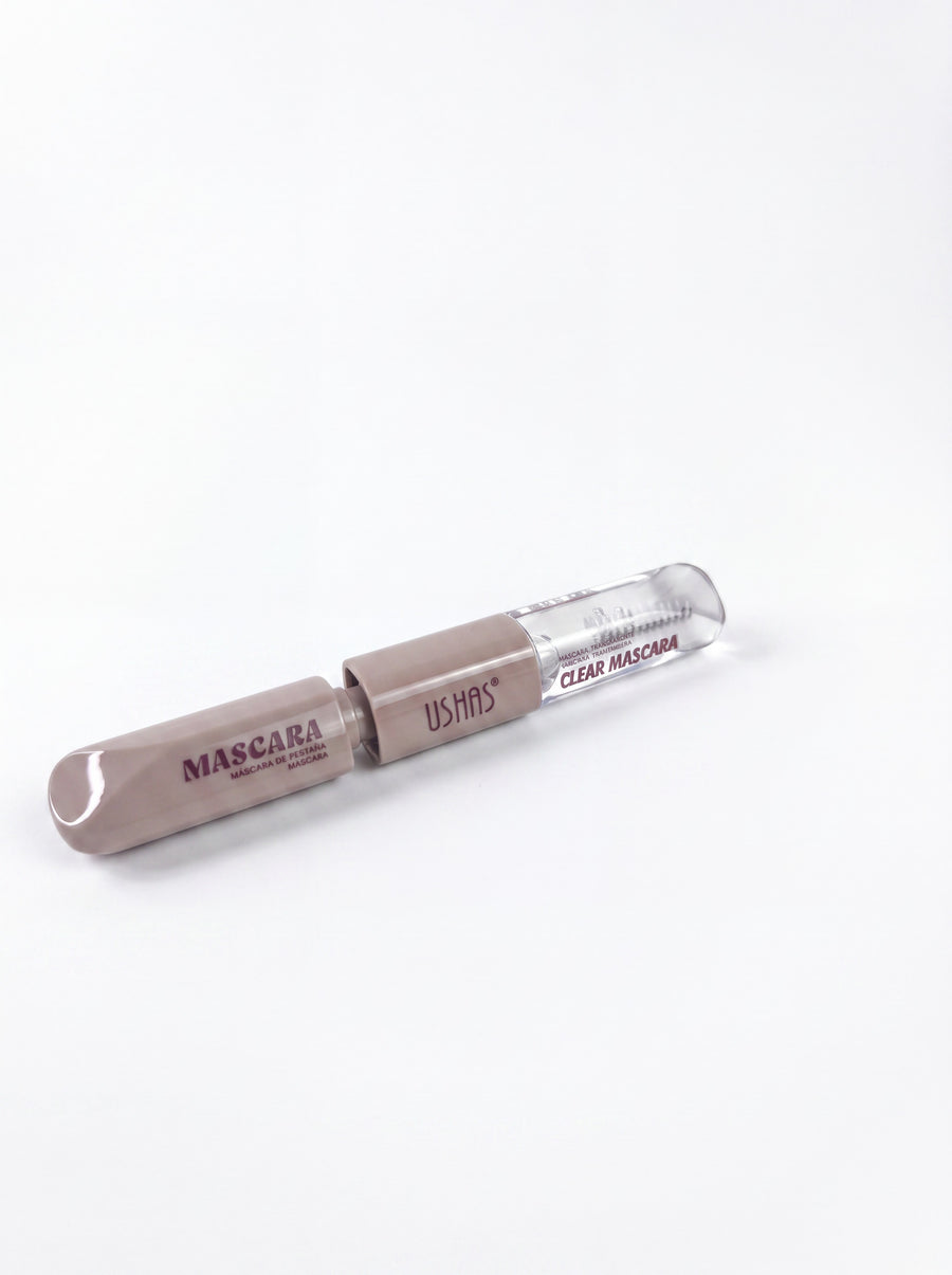 Clear Mascara, mascara 2 in 1 (negru + transparent) USHAS