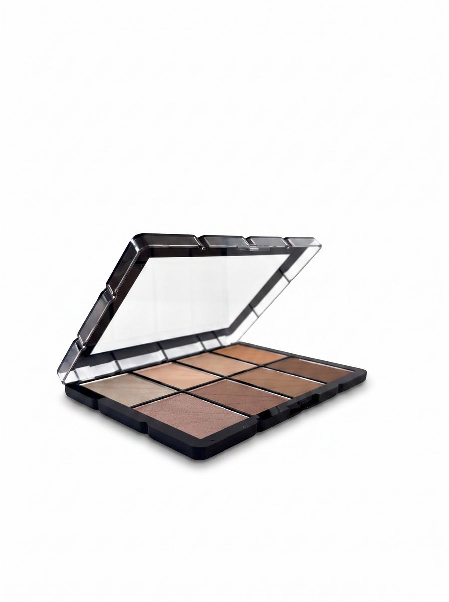 Contour & Highlight Palette, paleta contur si iluminator 8 nuante USHAS