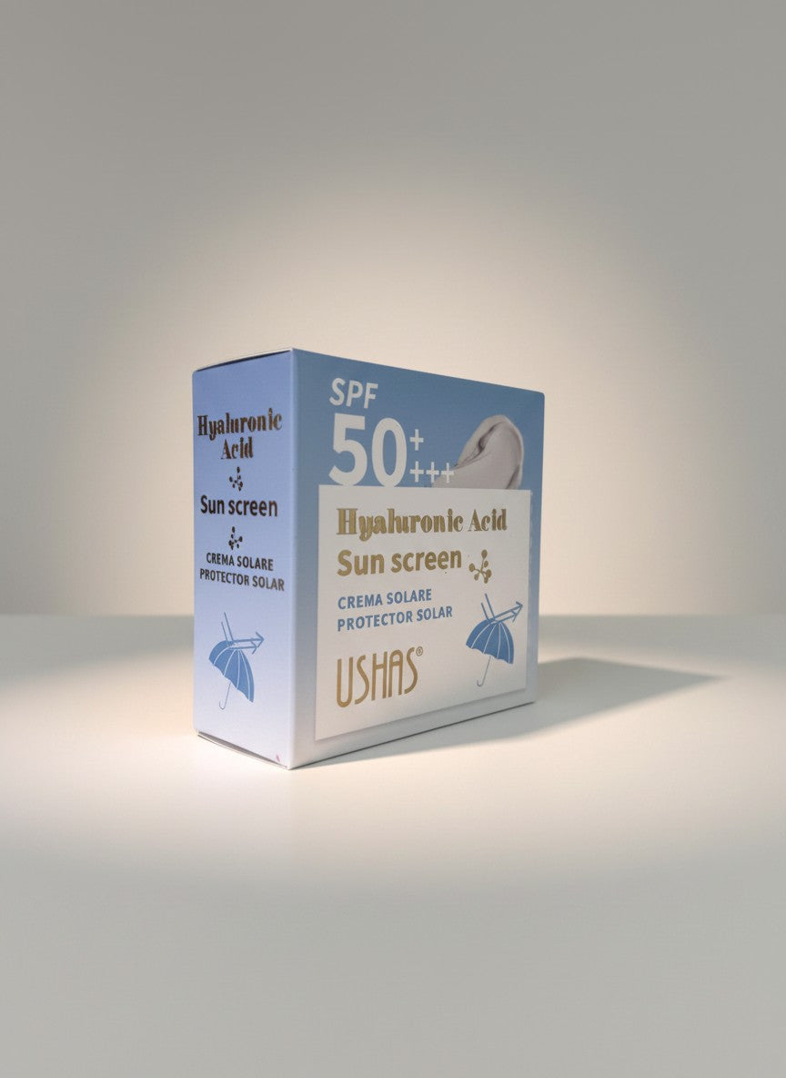 Crema Solara Acid Hialuronic SPF 50+ - Hidratare Intensa
