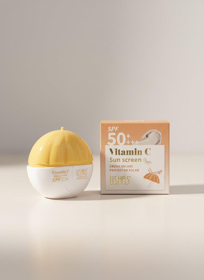 Crema Solara Vitamina C SPF 50+ - Protectie Iluminatoare