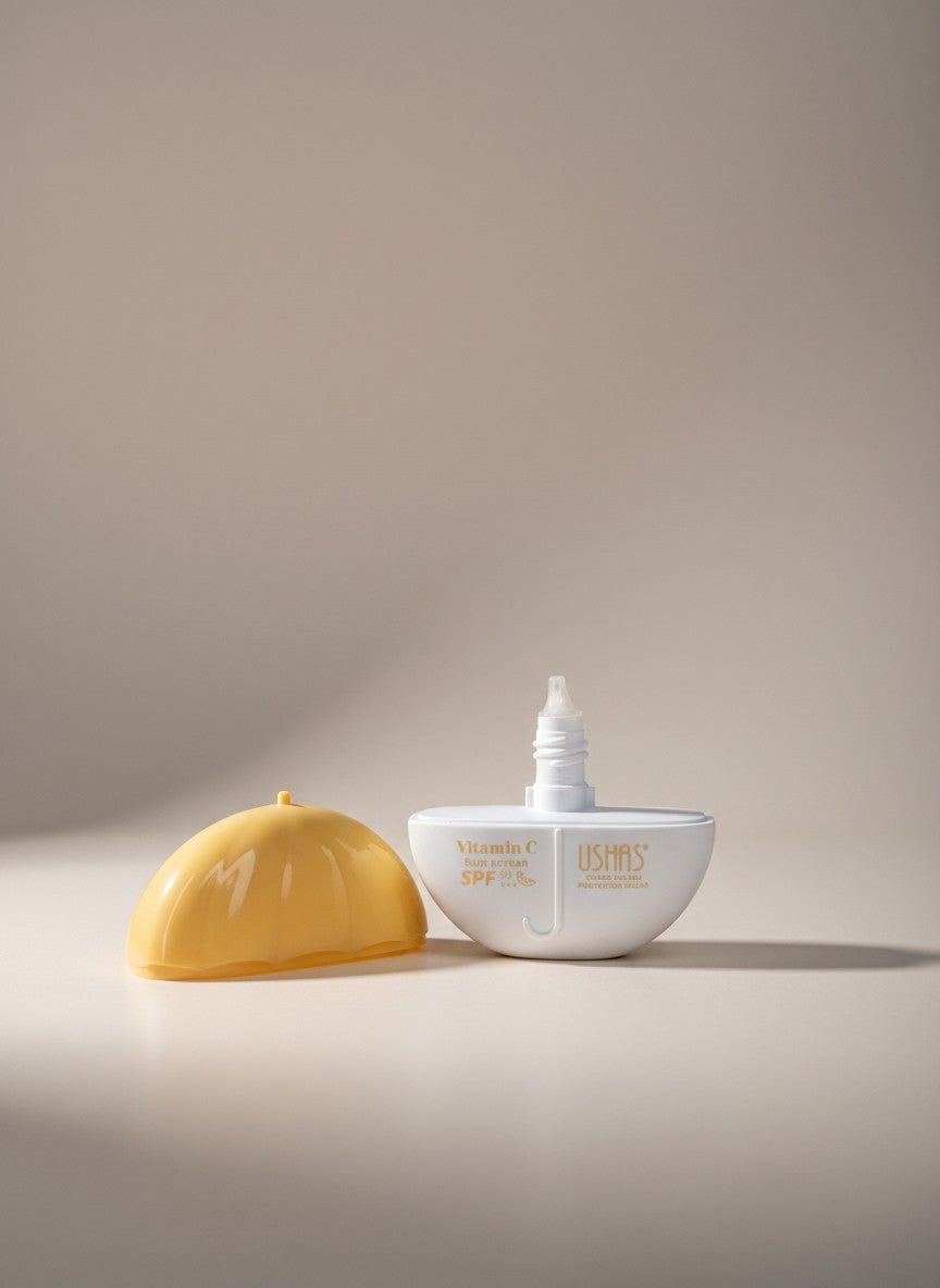 Crema Solara Vitamina C SPF 50+ - Protectie Iluminatoare