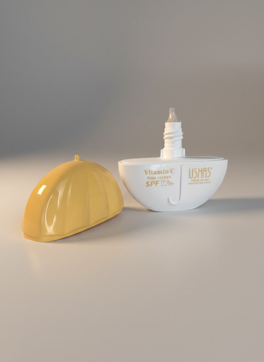 Crema Solara Vitamina C SPF 50+ - Protectie Iluminatoare