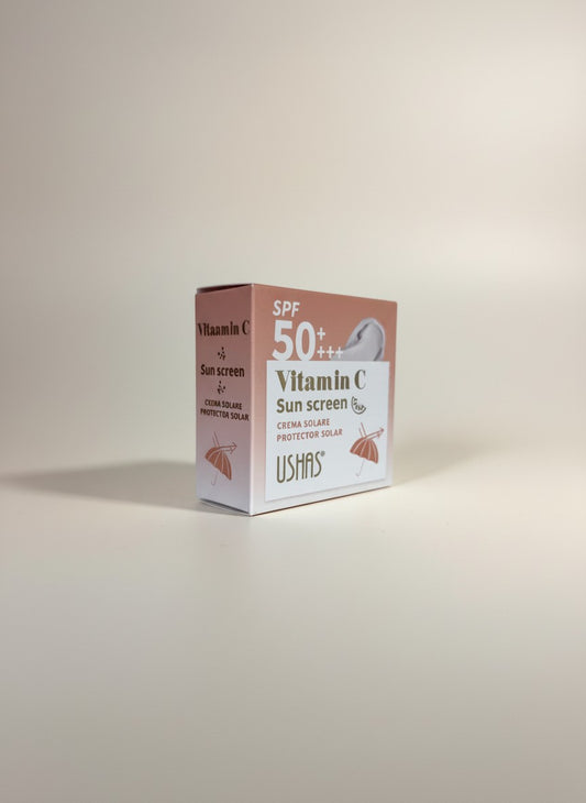 Crema Solara Vitamina C SPF 50+ - Protectie Iluminatoare