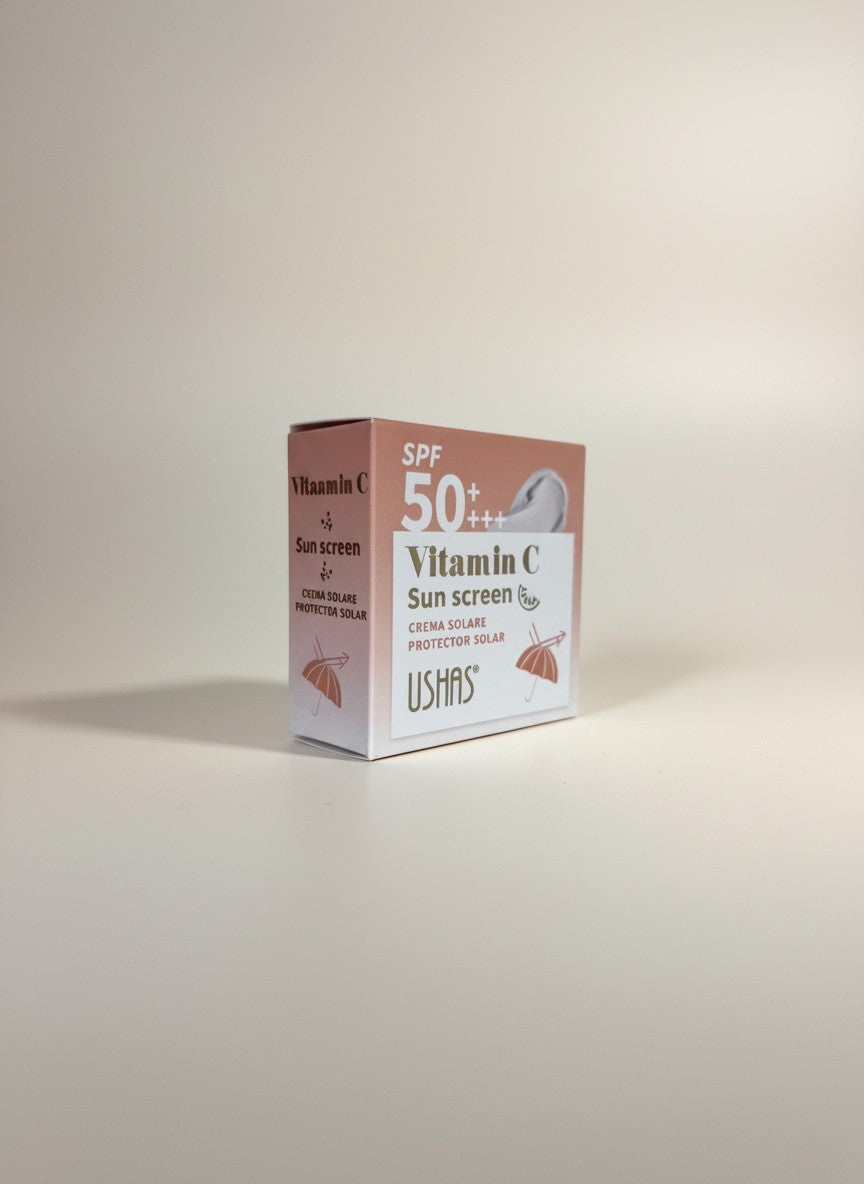 Crema Solara Vitamina C SPF 50+ - Protectie Iluminatoare