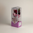eRamis bouquet of artificial red and pink roses in a clear box with "Best Wish With You" text.