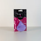 eRamis lavender purple makeup sponge, premium soft elastic material, latex-free, ideal for foundation, concealer, and powder.