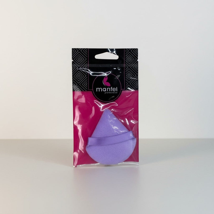 eRamis lavender purple makeup sponge, premium soft elastic material, latex-free, ideal for foundation, concealer, and powder.