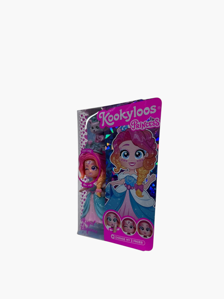 Kookyloos Princess Royal Elegance Papusa cu 3 Fete Magic Box - imagine 2