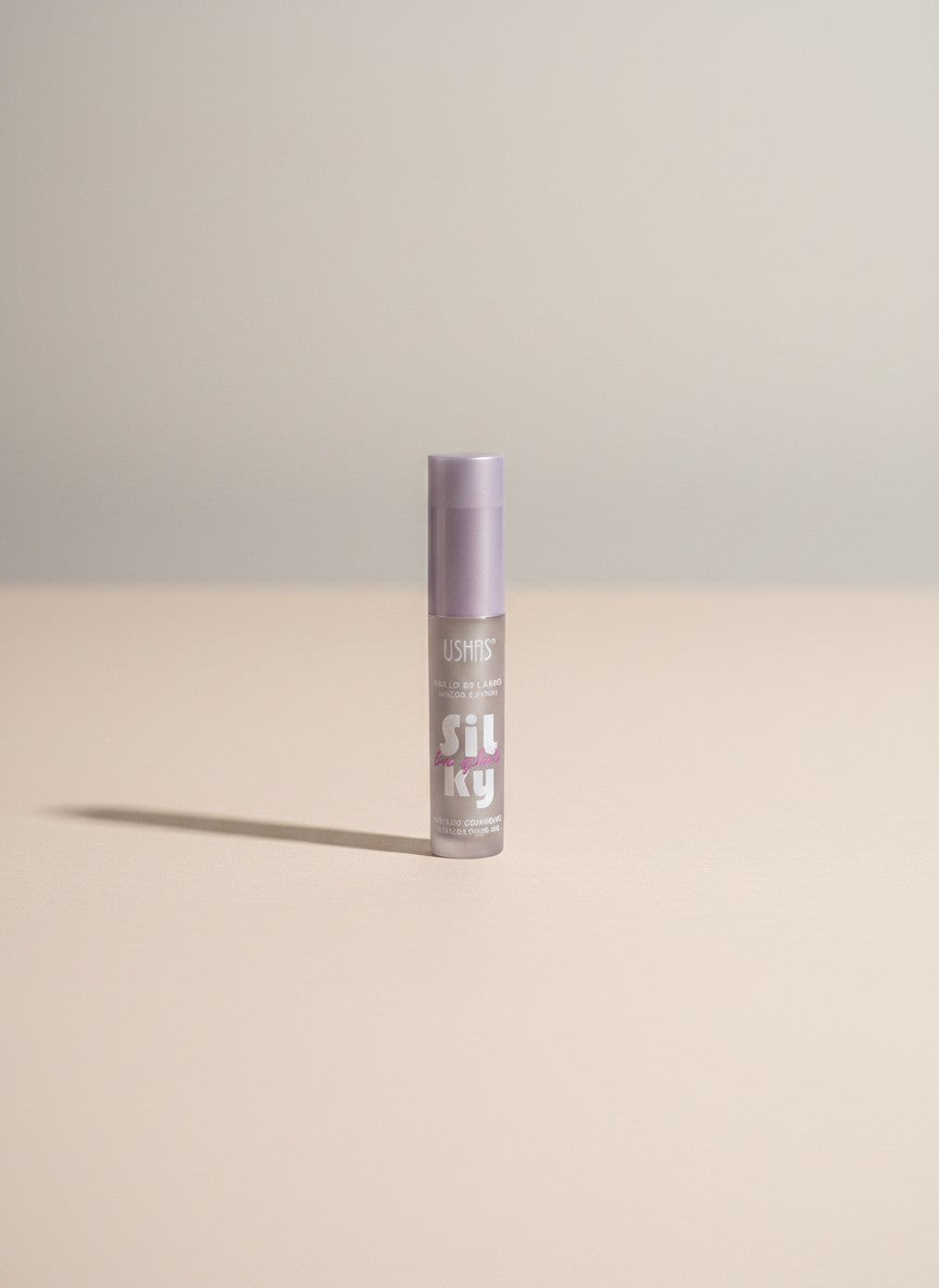 Luciu de Buze Transparent USHAS Silky Lip Gloss cu Ulei de Ricin, Stralucire Naturala