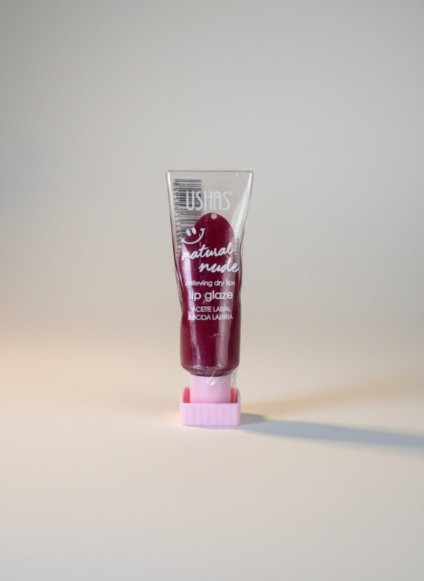 Luciu de Buze USHAS Natural Nude - Tratament Hidratant, Nuanta Fructe de Padure