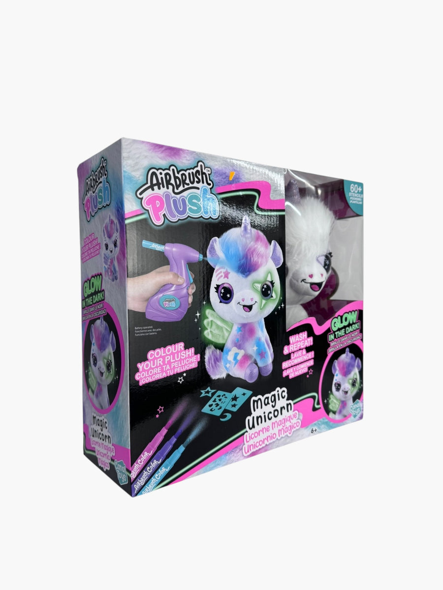 Magic Unicorn Airbrush Plush Plus Unicorn Personalizabil Canal Toys - imagine principala