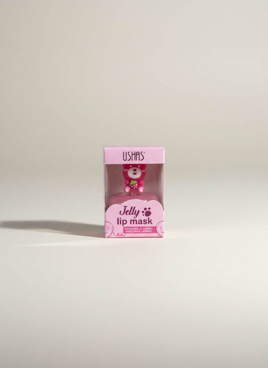 Masca de Buze Hidratanta USHAS Jelly Lip Mask, Forma de Ursulet, Ingrijire Intensa
