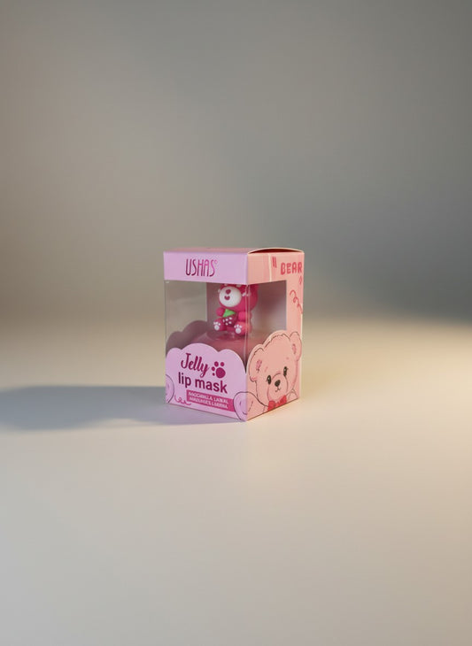 Masca de Buze Hidratanta USHAS Jelly Lip Mask, Forma de Ursulet, Ingrijire Intensa