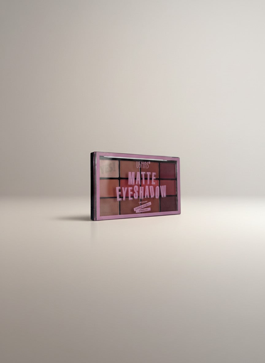 Paleta Farduri USHAS Matte Eyeshadow 12 Culori - Nuante Nude si Pamantii
