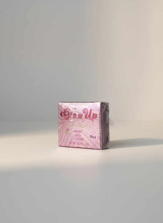 Paleta Machiaj 3 in 1 Handaiyan Glow Up - Iluminator, Blush si Contur, Nuanta 03, 6g