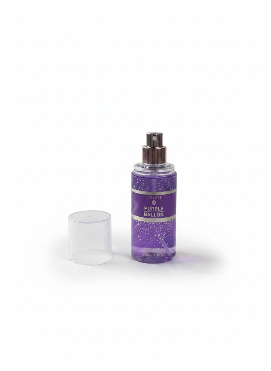 Purple Ballon, spray parfumat de corp cu sclipici V.V.LOVE 90 ml