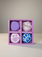 Set 4 Bureti Machiaj si Pudra tip Puff - Design Adorabil