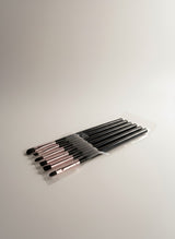 Set 6 Pensule Machiaj, Pentru Ochi si Blending, Negre