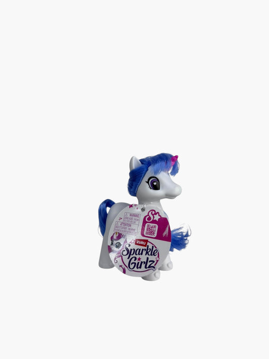 Sparkle Girlz Unicorn Albastru Figurina cu Par Lung Zuru - imagine principala