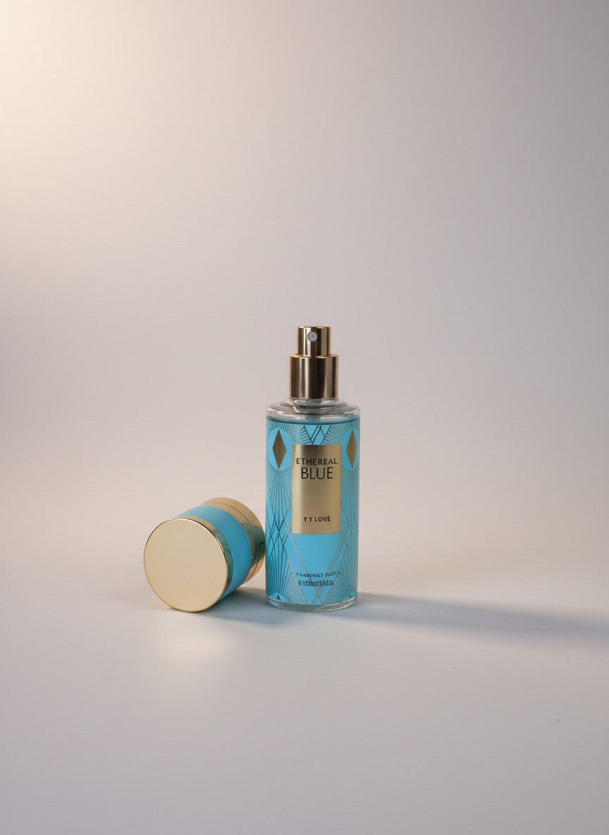 Spray Parfumat de Corp Ethereal Blue - Aroma Acvatica Revigoranta, 100ml