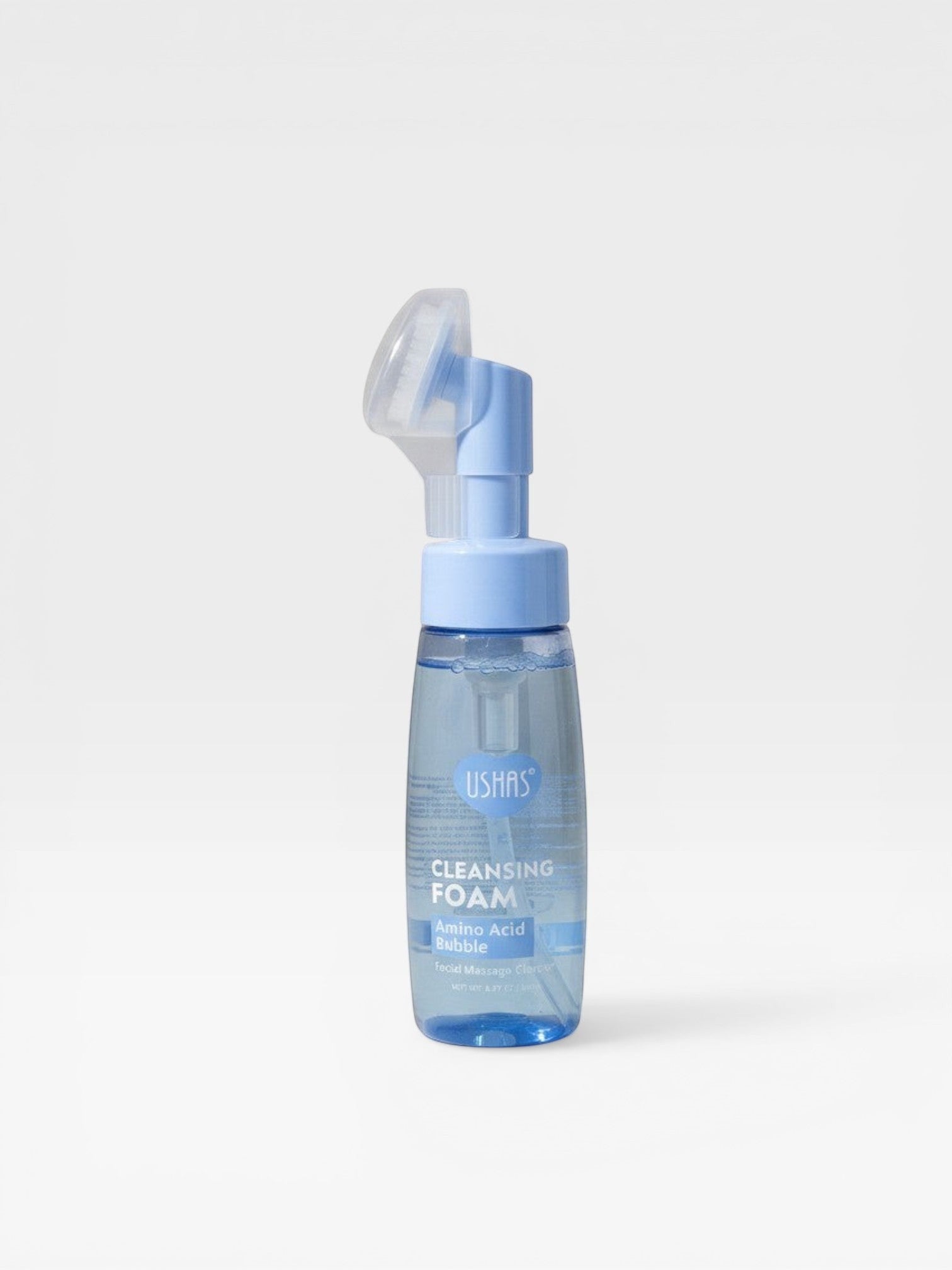 Spuma de Curatare Faciala USHAS Amino Acid Bubble cu Perie de Masaj, 150 ml