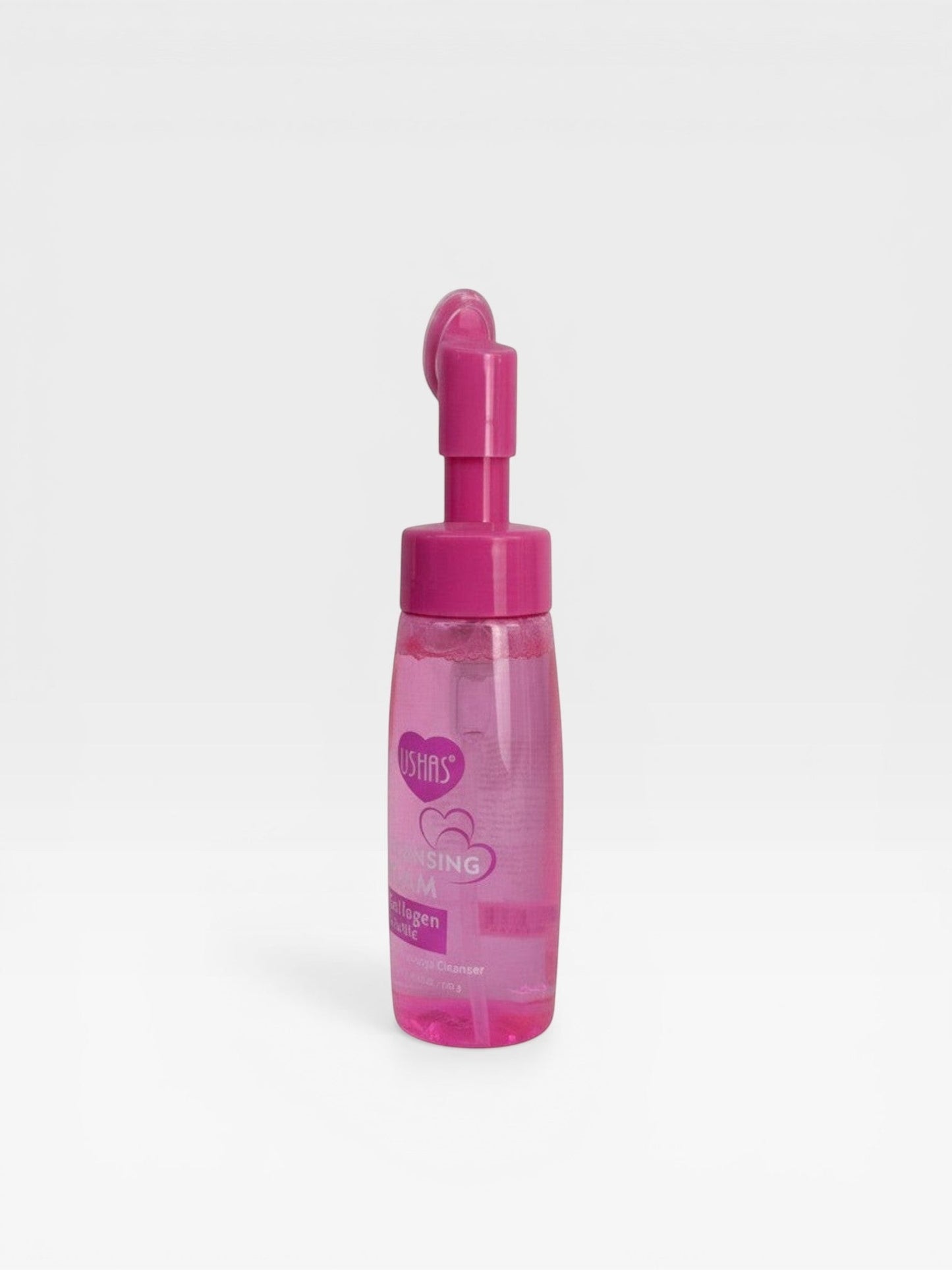 Spuma de Curatare Faciala USHAS Collagen Bubble cu Perie de Masaj, 150 ml