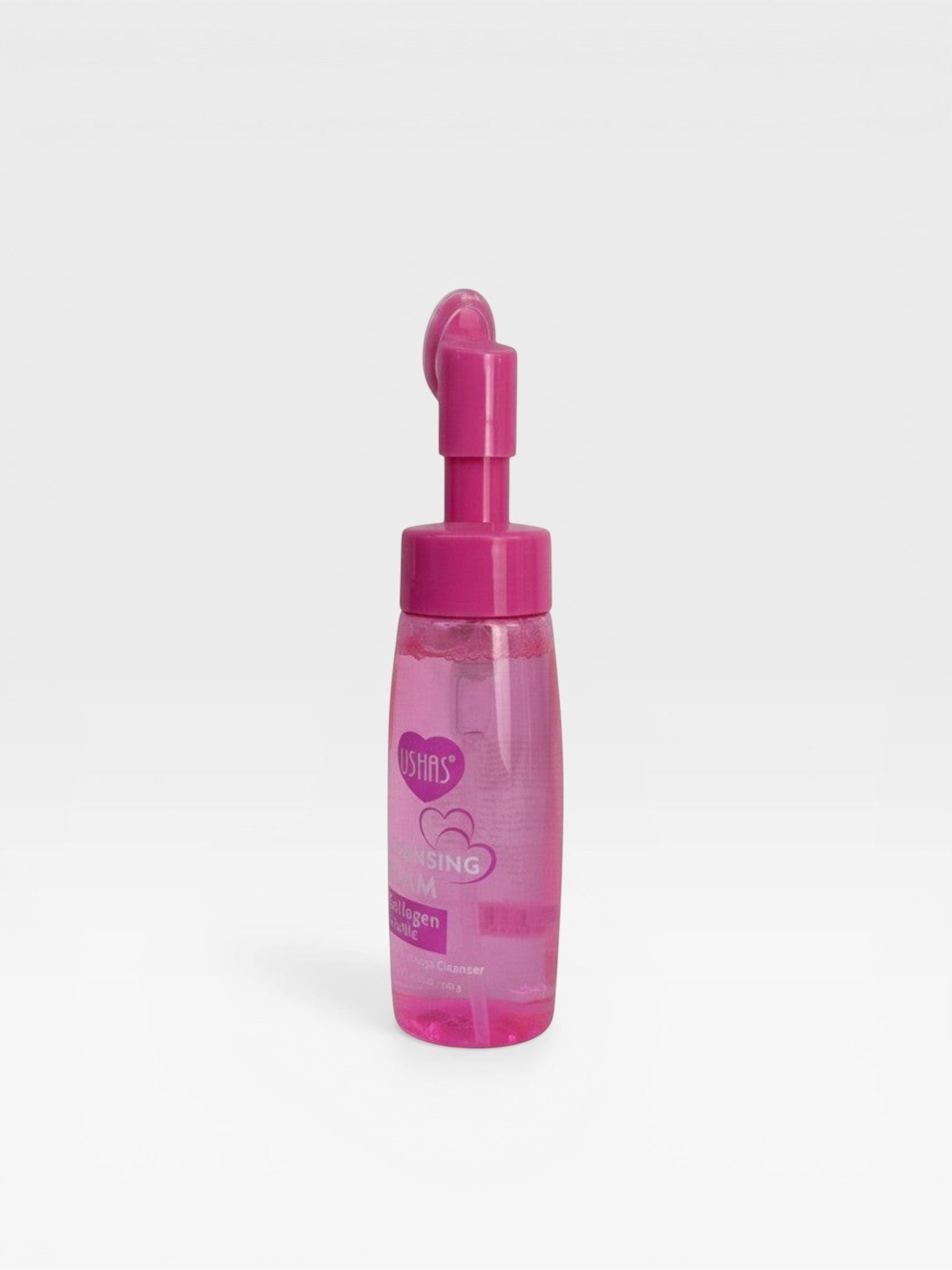Spuma de Curatare Faciala USHAS Collagen Bubble cu Perie de Masaj, 150 ml